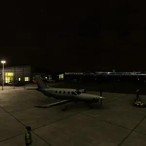 MSFS 2020 - Parked at EGNM