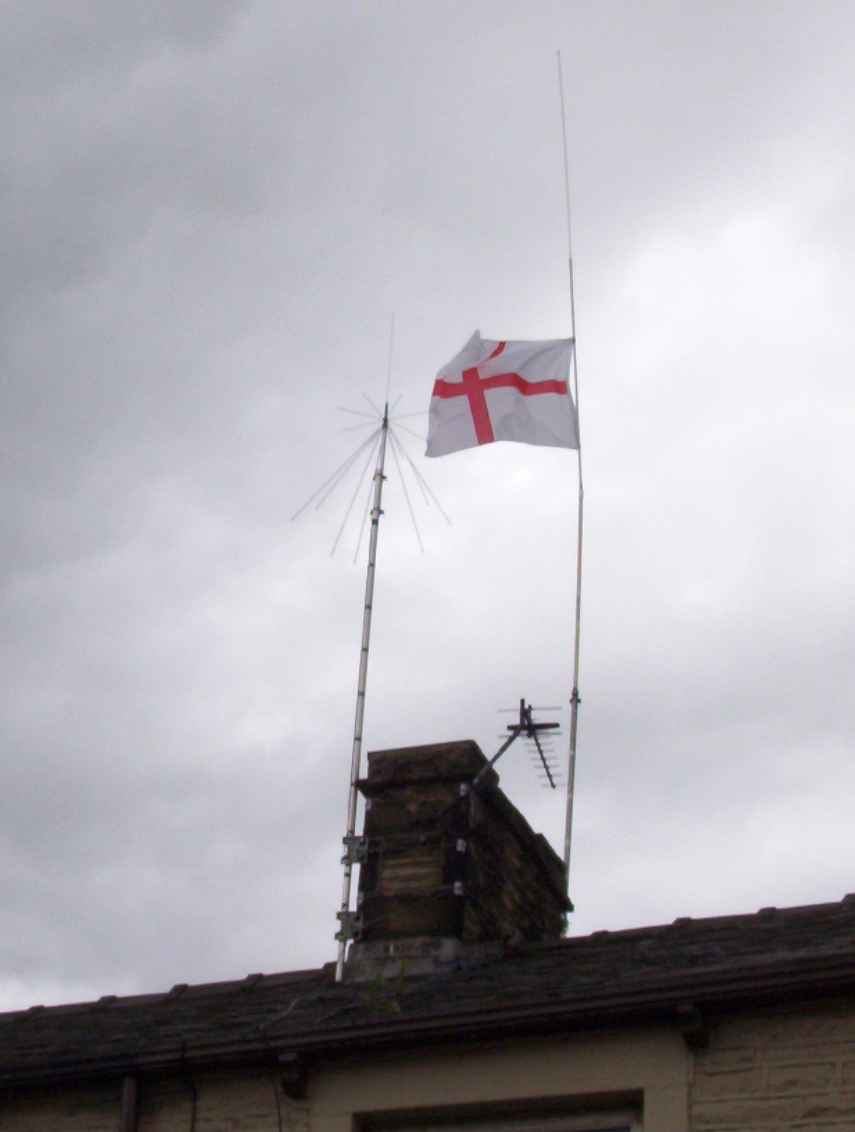 Discone and CB radio antenna