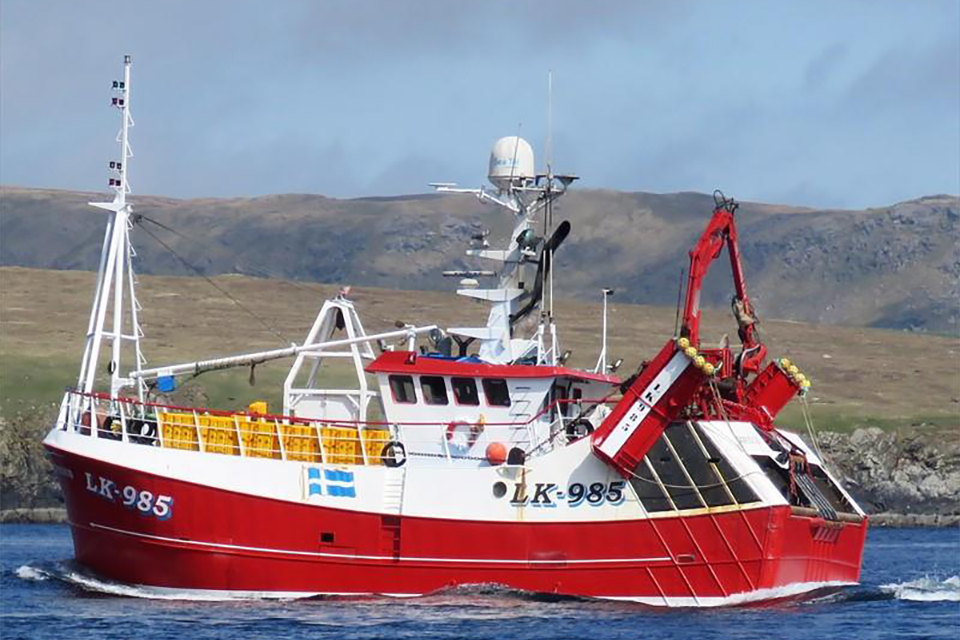 Person overboard from stern trawler Copious with loss of 1 life